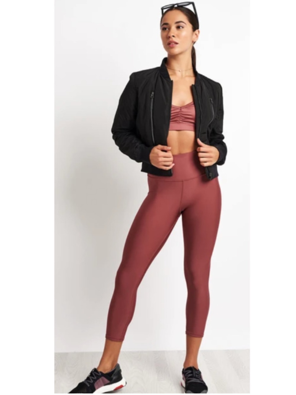 ALO Yoga | Off-Duty Bomber Black Jacket